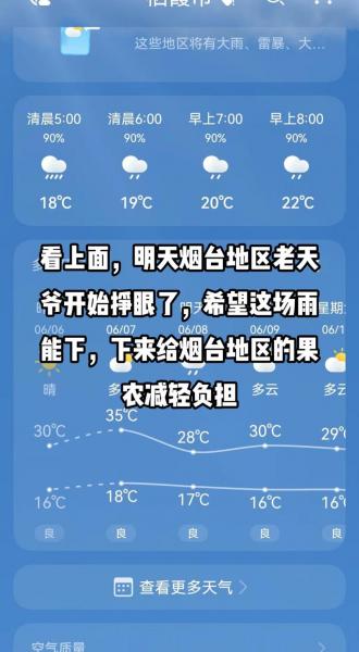 玉山天气预报一周明天早上会下雨吗