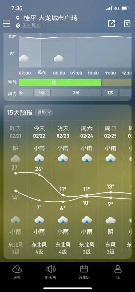 广西桂平市15天天气预报