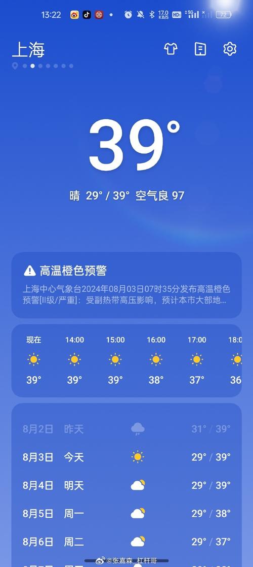 上海天气预报
